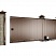 Откатные уличные ворота DoorHan slg-s стандартных размеров в алюминиевой раме с заполнением сэндвич-панелями