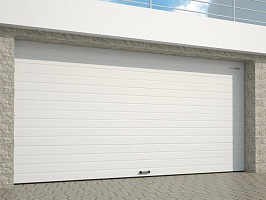 Гаражные секционные ворота DoorHan Rsd02alu из алюминиевых сэндвич-панелей с торсионным механизмом